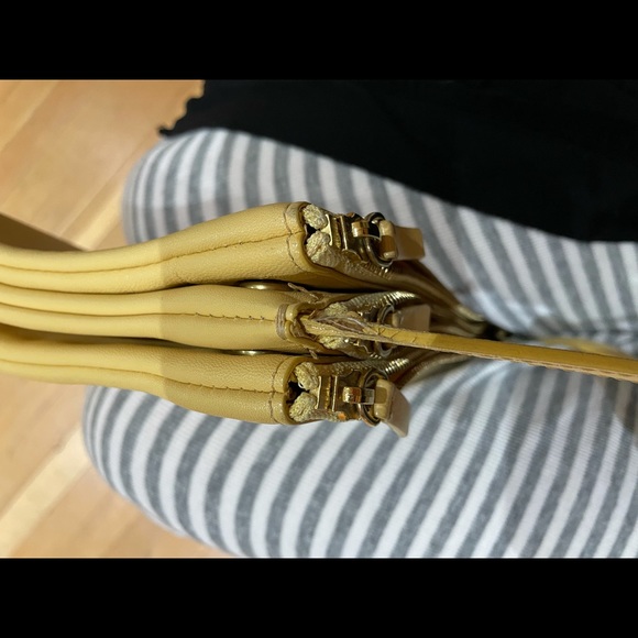 Large Celine Trio Bag in Pale Yellow - Picture 11 of 12